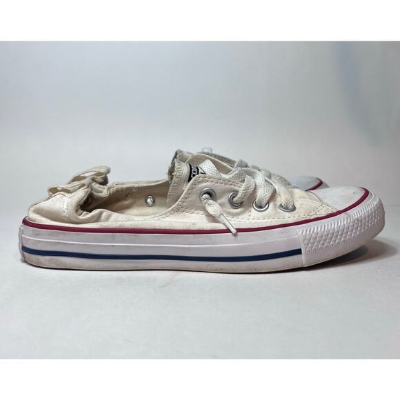 Converse Chuck Taylor All Star Women's White Shoreline Slip On Sneakers Size 8 - Picture 8 of 11